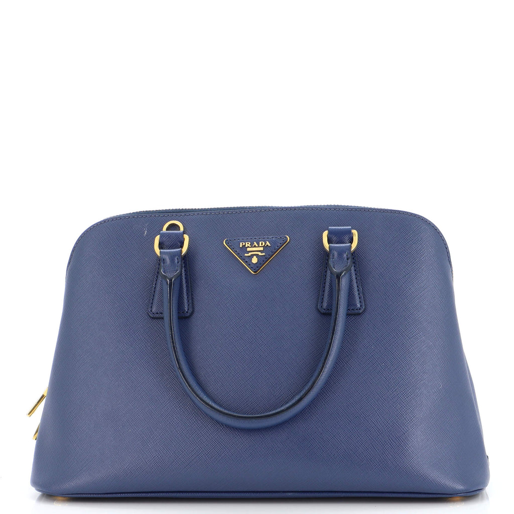 Prada Promenade Bag Saffiano Leather Medium Blue 2311724