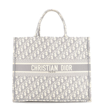 Christian Dior Book Tote Oblique Canvas Large