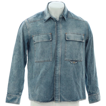 Louis Vuitton Men's Front Pocket Shirt Jacket Denim