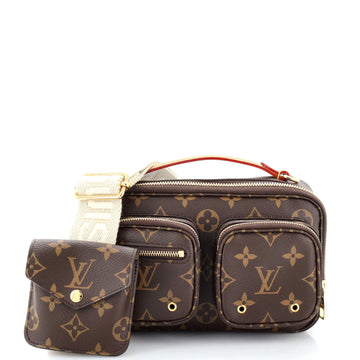 Louis Vuitton Utility Crossbody Bag Monogram Canvas