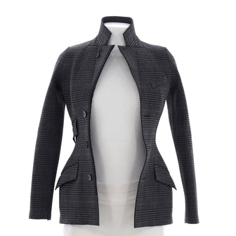 Balenciaga Women's Victorian Zip Up Jacket Polyamide Blend