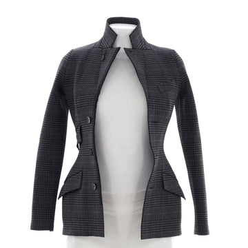 Balenciaga Women's Victorian Zip Up Jacket Polyamide Blend