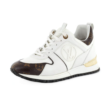 Louis Vuitton Women's Run Away Sneakers Mesh with Monogram Canvas and Leather