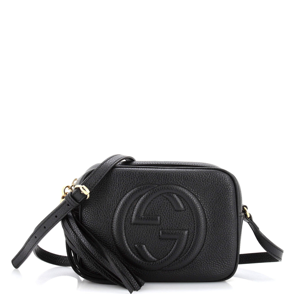 Gucci Black Leather Small Soho Disco Shoulder Bag Gucci