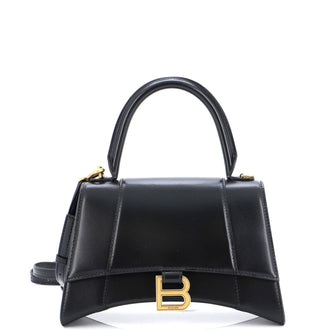 Balenciaga Hourglass Top Handle Bag Leather Small