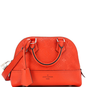 Louis Vuitton Neo Alma Handbag Monogram Empreinte Leather Bb Orange