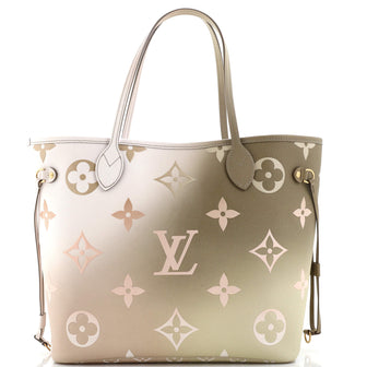 Louis Vuitton Neverfull NM Tote Spring in The City Monogram Giant Canvas mm Green
