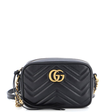 Gucci GG Marmont Shoulder Bag Matelasse Leather Mini
