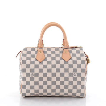 Louis Vuitton Speedy Handbag Damier 25 White 2313901
