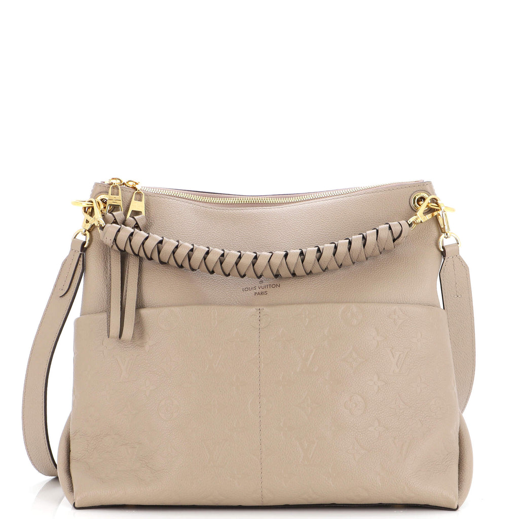 Louis Vuitton Maida Handbag Monogram Empreinte Leather Neutral 2313901