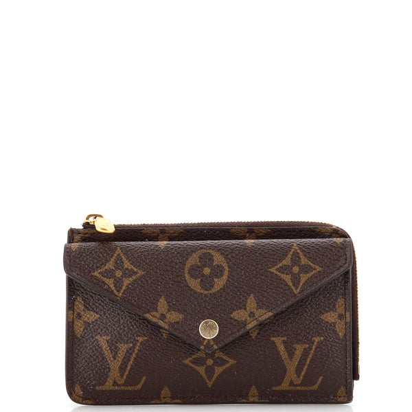 Louis Vuitton Monogram Canvas Recto Verso Card Holder Brown