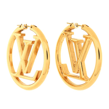 Louis Vuitton Louise Hoop Earrings Metal GM