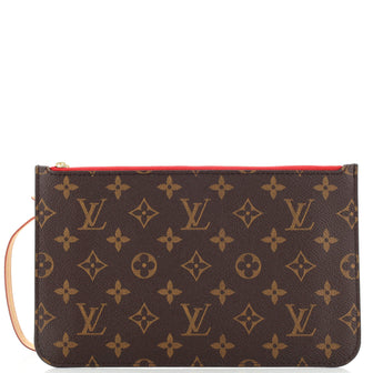Louis Vuitton Neverfull Pochette Monogram Canvas Large