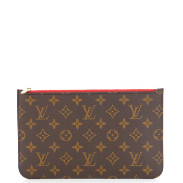 Louis Vuitton Neverfull Pochette Monogram Canvas Large