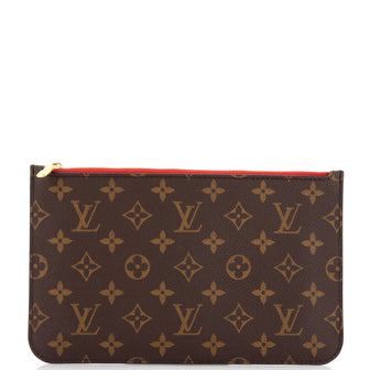 Louis Vuitton Neverfull Pochette Monogram Canvas Large