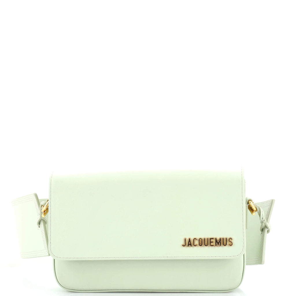 Jacquemus Le Carinu Flap Bag Leather Green 2201151