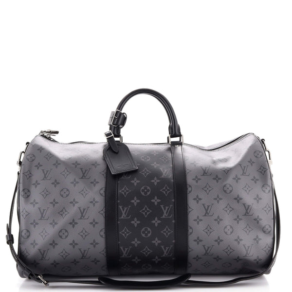 Louis Vuitton Keepall Bandouliere Bag Reverse Monogram Giant 50 Brown  13491811