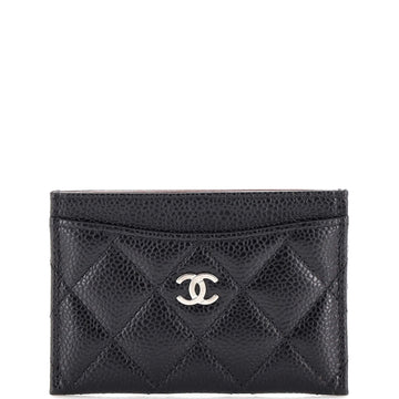 Chanel Classic Card Holder Quilted Caviar