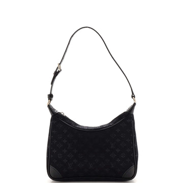Louis Vuitton Boulogne Handbag Monogram Satin Mini