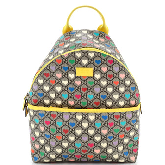 Gucci Children's Zip Backpack Printed GG Coated Canvas Small