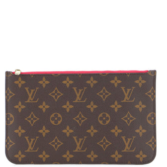 Louis Vuitton Neverfull Pochette Monogram Canvas Large