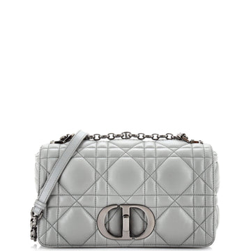 Christian Dior Caro Bag Macrocannage Quilt Calfskin Medium