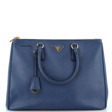 Prada Double Zip Lux Tote Saffiano Leather Large
