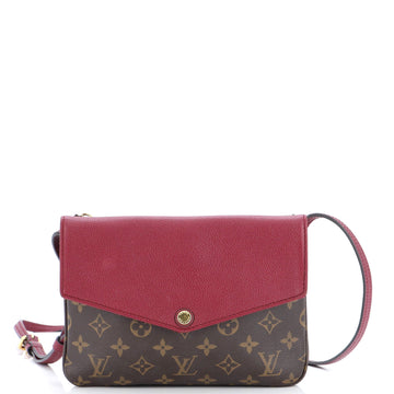 Louis Vuitton Twice Handbag Monogram Canvas