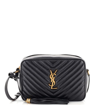 Saint Laurent Lou Camera Bag Matelasse Chevron Leather Small