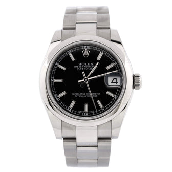 Rolex Oyster Perpetual Datejust Automatic Watch Stainless Steel 31