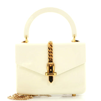 Gucci Sylvie 1969 Top Handle Bag Plexiglass Mini