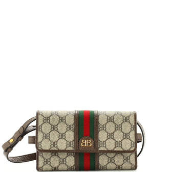 Balenciaga x Gucci The Hacker Wallet on Strap BB Canvas
