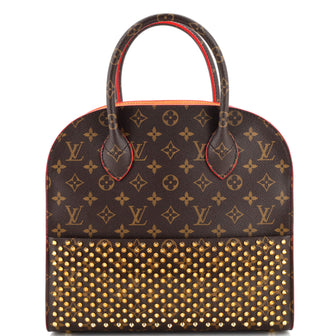 Louis Vuitton x Christian Louboutin Shopping Bag Calf Hair and Monogram Canvas