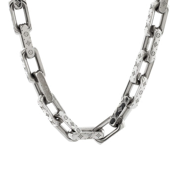 Louis Vuitton Monogram Chain Necklace Metal