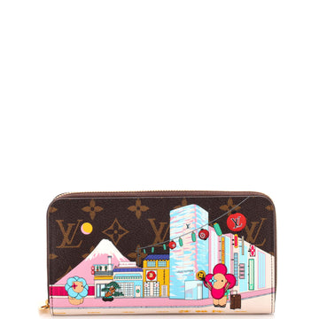 Louis Vuitton Zippy Wallet Limited Edition Vivienne Xmas Monogram Canvas