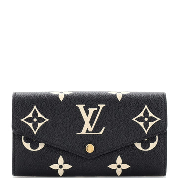 Louis Vuitton Sarah Wallet NM Bicolor Monogram Empreinte Giant