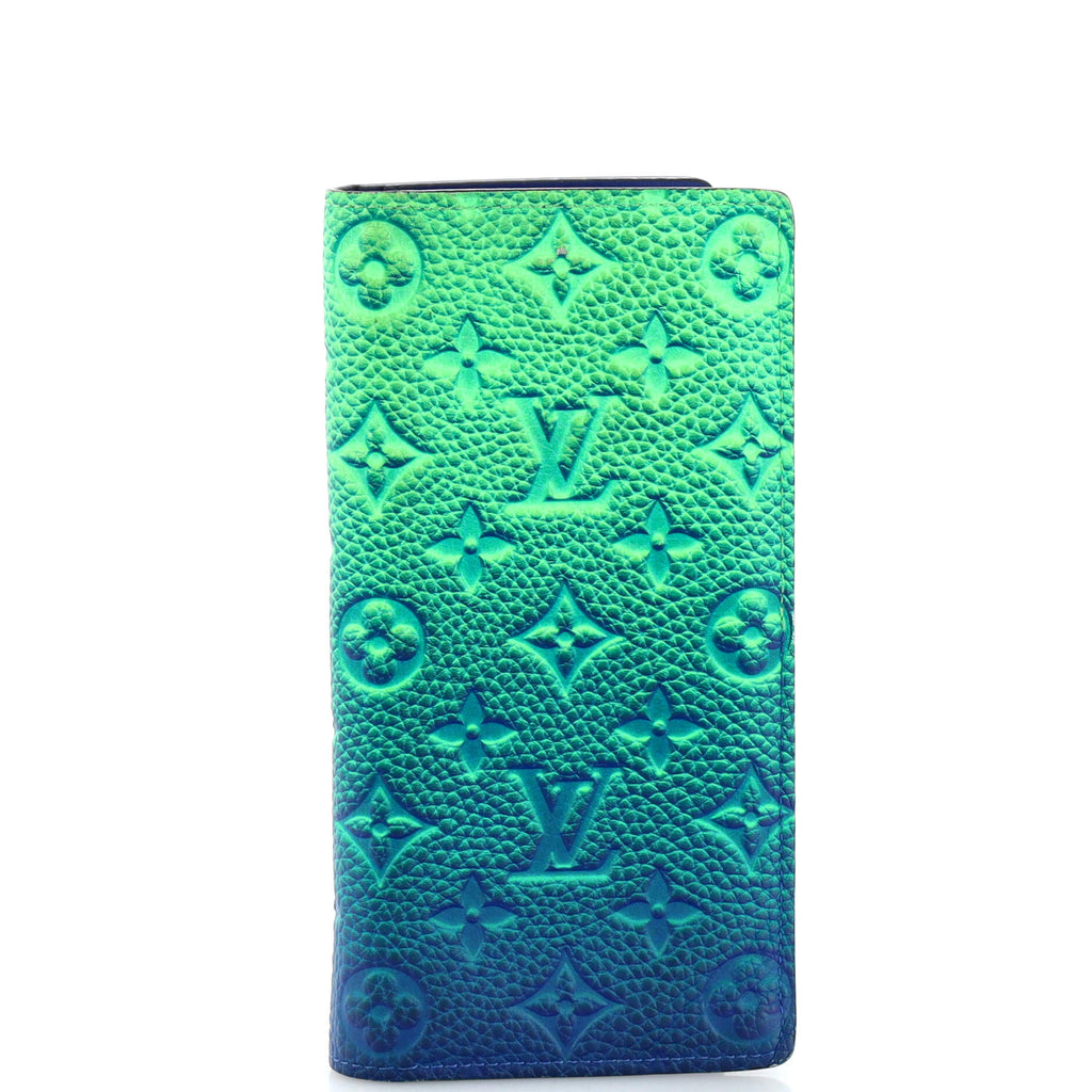 Louis Vuitton Taurillon Leather Pocket Organizer - Blue Wallets