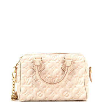 Louis Vuitton Speedy Bandouliere Bag Stardust Monogram Empreinte Leather 20