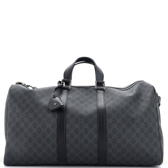Gucci Carry On Convertible Duffle Bag GG Coated Canvas Medium