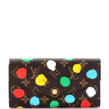 Louis Vuitton Sarah Wallet NM Yayoi Kusama Painted Dots Monogram Canvas