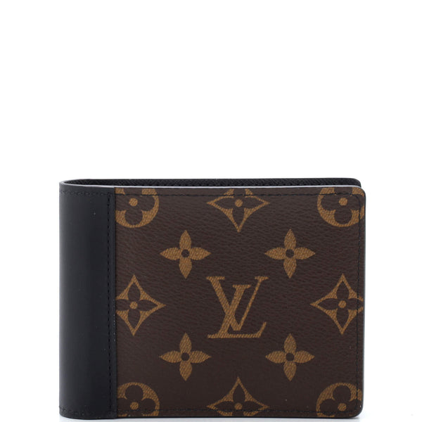 Louis Vuitton Multiple Wallet Macassar Monogram Canvas Black 23164644