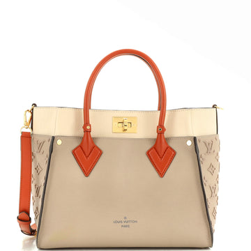 Louis Vuitton On My Side Tote Monogram Tuffetage Leather