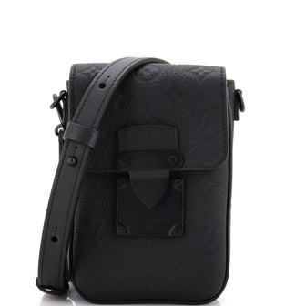 Louis Vuitton S Lock Vertical Wearable Wallet Monogram Taurillon Leather Black