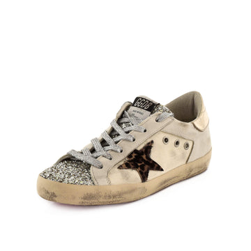 Golden Goose Women's Superstar Sneakers Canvas and Glitter