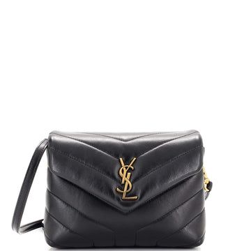 Saint Laurent Loulou Shoulder Bag Matelasse Chevron Leather Toy
