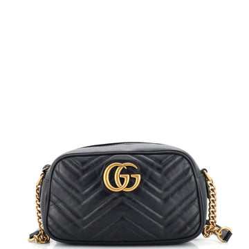 Gucci GG Marmont Shoulder Bag Matelasse Leather Small