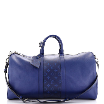Louis Vuitton Keepall Bandouliere Bag Monogram Taigarama 50
