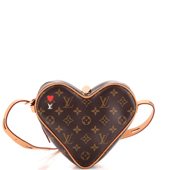lv heart bag monogram