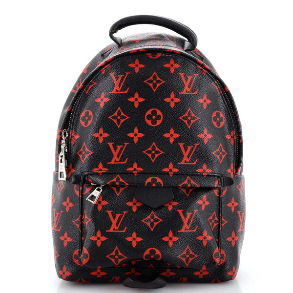 Louis Vuitton Palm Springs Backpack Limited Edition Monogram Infrarouge PM  Black 20254074