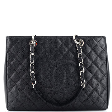 Chanel Grand Shopping Tote Quilted Caviar